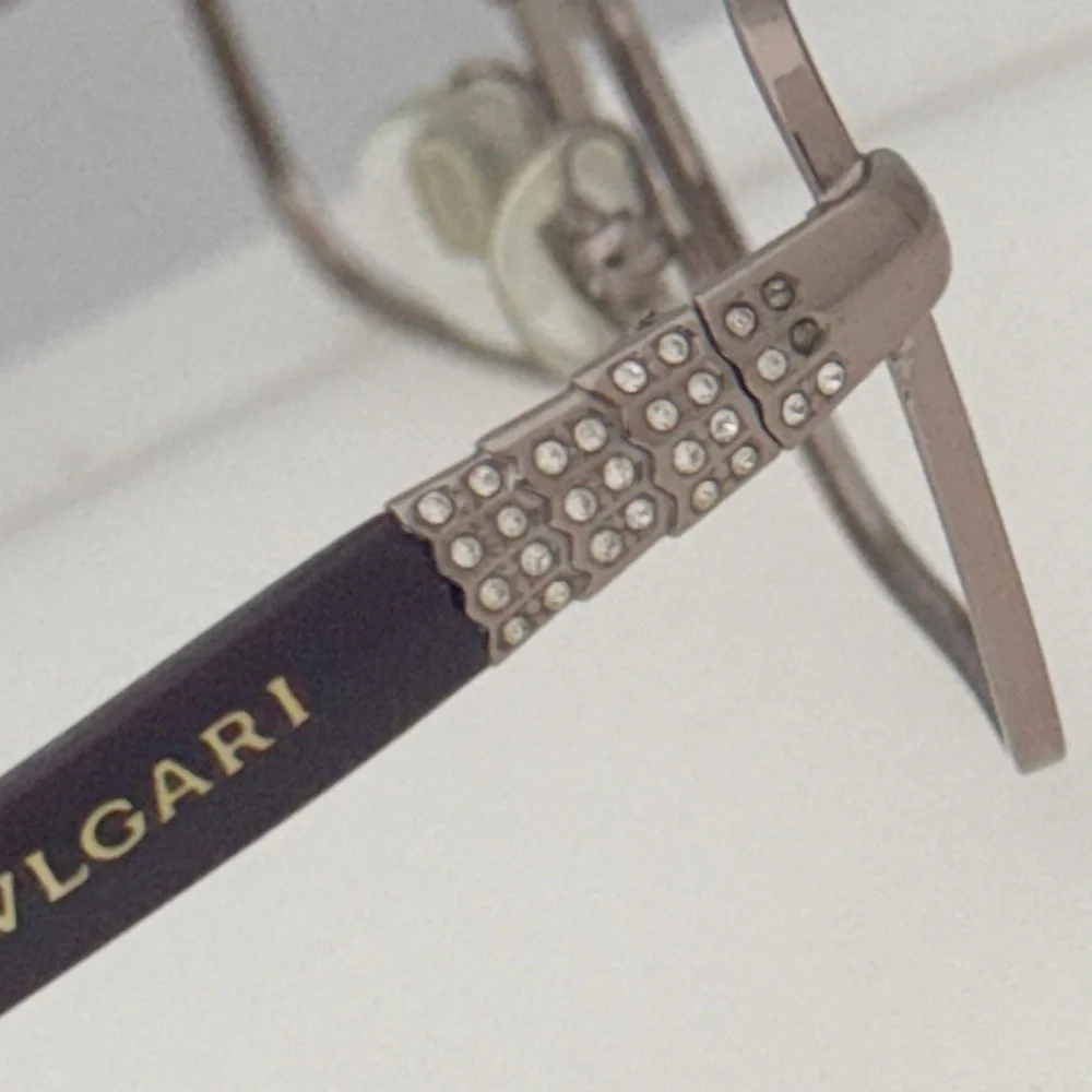 Authentic Bvlgari luxury designer signature prescription eyeglasses frames ￼